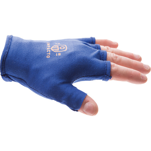Doublures antichocs pour gants sans doigts, main droite, 6/T-petit, Paume en Synth&eacute;tique, Poignet &agrave; enfiler D. Morneault & Fils
