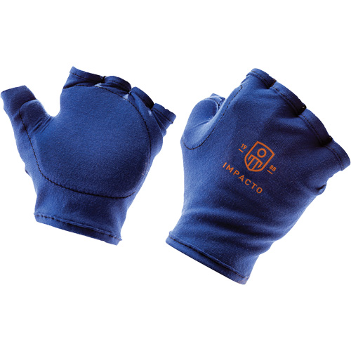 Anti-Impact Tool Grip Fingerless Left-Hand Glove Liner, Size X-Small, Synthetic Palm D. Morneault & Fils