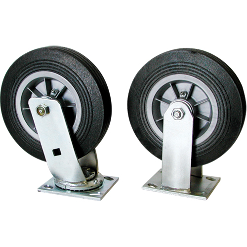 Extra Large Tote with 8" Wheels, 223 US gal. Capacity D. Morneault & Fils