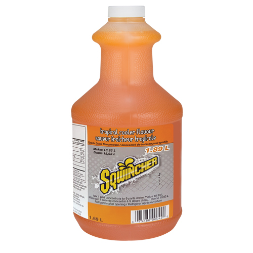 Sqwincher&reg; Rehydration Drink, Concentrate, Tropical Cooler D. Morneault & Fils