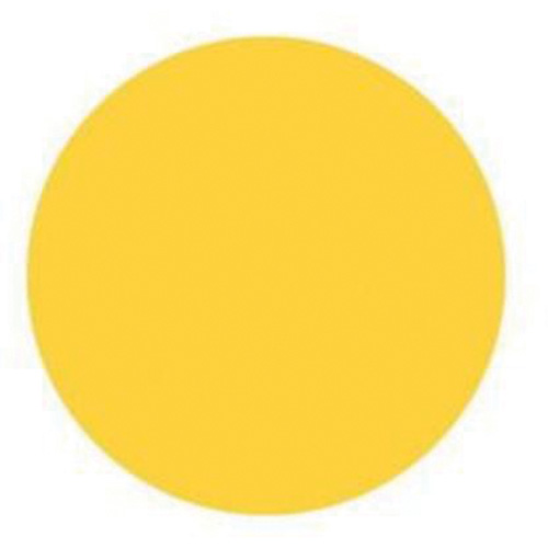 &eacute;tiquettes rondes inscriptibles, Cercle, 3" lo x 3" la, Jaune D. Morneault & Fils
