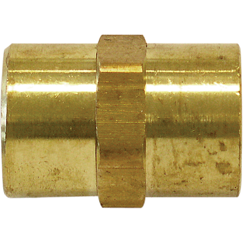 RACCORD FEMELLE HEXAGONAL(F)NPT1/8"(F)1/8"LAITON, Laiton D. Morneault & Fils