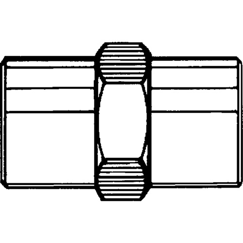 RACCORD FEMELLE HEXAGONAL(F)NPT1/8"(F)1/8"LAITON, Laiton D. Morneault & Fils