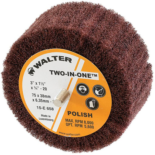 Meule &agrave; lamelles abrasives Two-In-One D. Morneault & Fils
