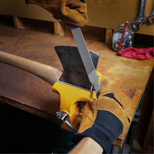 Sharpening File, Flat, 8", Single/Double D. Morneault & Fils