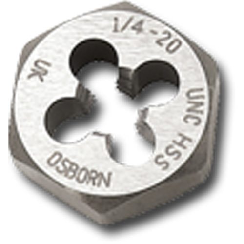 Hexagonal Rethreading Die, High Speed Steel D. Morneault & Fils