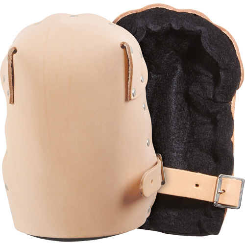 Heavy-Duty Knee Pad, Buckle Style, Leather Caps, Foam Pads D. Morneault & Fils