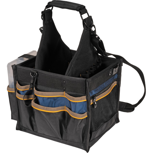 Large Electrical & Maintenance Tool Carrier, Polyester, 23 Pockets, Black D. Morneault & Fils