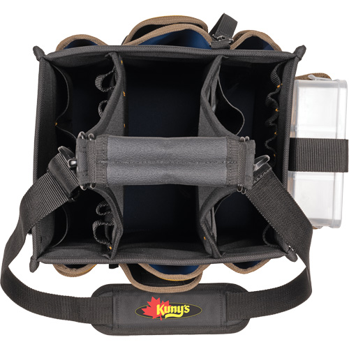 Large Electrical & Maintenance Tool Carrier, Polyester, 23 Pockets, Black D. Morneault & Fils