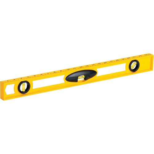 High-Impact ABS Level, I-Beam, 2' L, Plastic, 3, Non-Magnetic D. Morneault & Fils