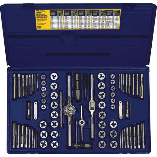Tap & Hex Die Set, 76 Pieces D. Morneault & Fils