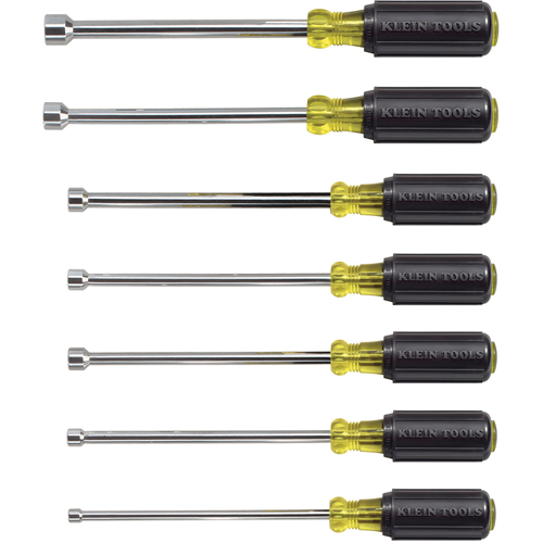 Cushion-Grip Nut Driver Set with 6" Shafts, 7 Pcs., Non Magnetic, Imperial D. Morneault & Fils