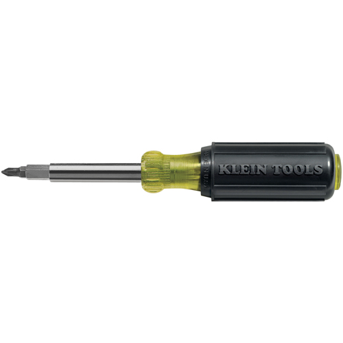  10-in-1 Screwdriver / Nutdriver, 7-3/4" L, Cushion Grip Handle D. Morneault & Fils