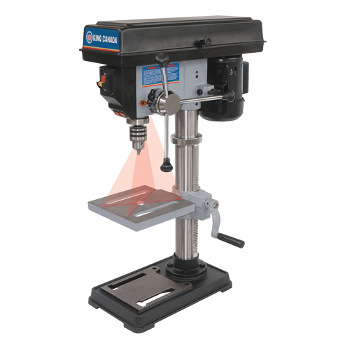 Drill Presses With Laser, 10", 1/2" Chuck, 3050 RPM D. Morneault & Fils