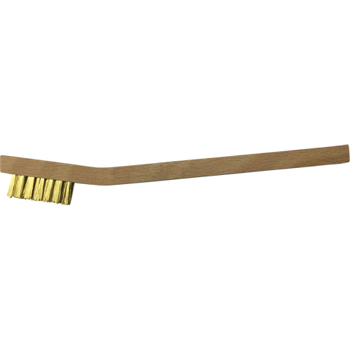 Petites brosses de nettoyage , Laiton, 3 x 7 rangs de fils, Longueur 7-3/4" D. Morneault & Fils