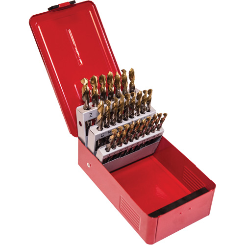 Jobber Drill Set, 26 Pieces, High Speed Steel D. Morneault & Fils