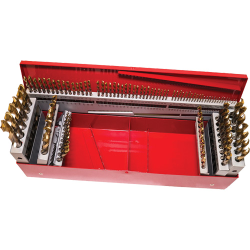 Jobber Drill Set, 115 Pieces, High Speed Steel D. Morneault & Fils