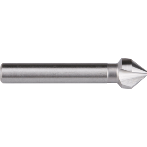 Fraise &agrave; queue droite, 8,3 mm, Acier rapide, Angle de 82°, 3 cannelures D. Morneault & Fils
