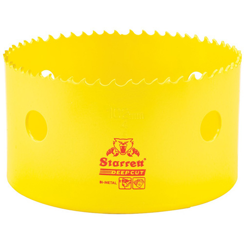 Bi-Metal Holesaw - 4", 4", 2" Depth of Cut, Bi-Metal D. Morneault & Fils