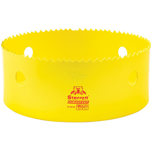 Bi-Metal Holesaw - 5-1/2", 5-1/2", 2" Depth of Cut, Bi-Metal D. Morneault & Fils