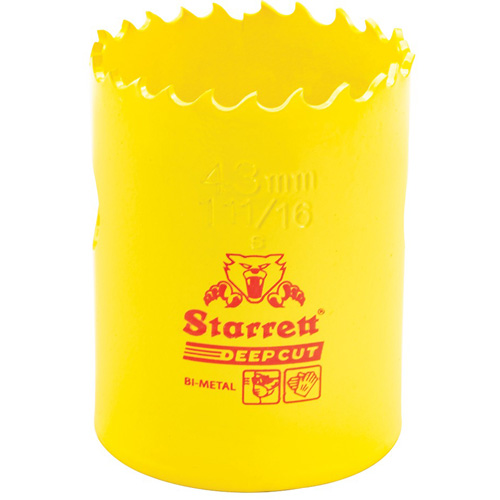 Bi-Metal Holesaw - 1-11/1, 1-11/16", 2" Depth of Cut, Bi-Metal D. Morneault & Fils