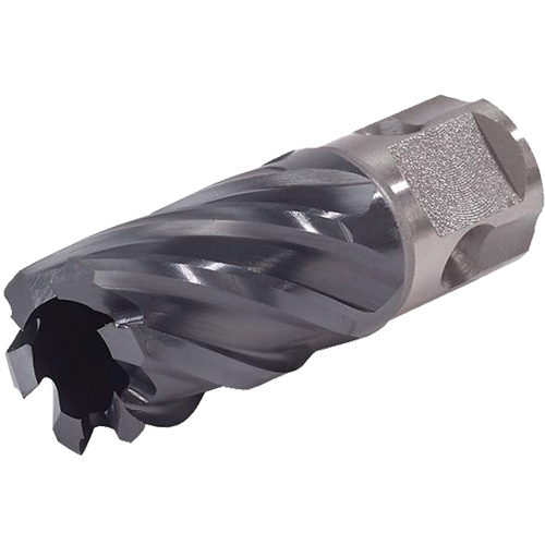 Fraise annulaire &agrave; tige universelle Icecut, Diam&egrave;tre de 7/16", Acier rapide, Profondeur de la coupe de 1", Tige 3/4" D. Morneault & Fils