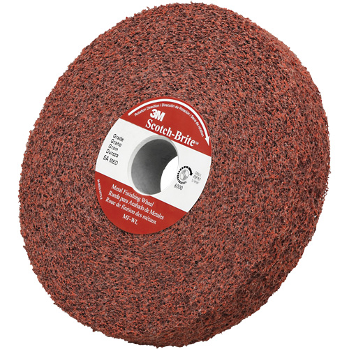 Meule de finition &agrave; structure non tiss&eacute;e pour m&eacute;tal Scotch-Brite D. Morneault & Fils