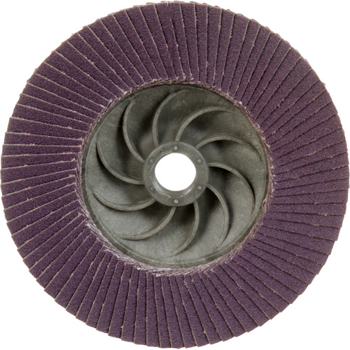 769F Quick Change Flap Disc, 4-1/2" x 5/8"-11, Type 27, 120+ Grit, Ceramic D. Morneault & Fils