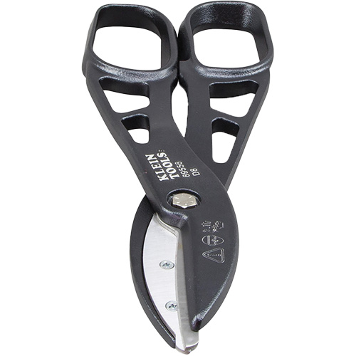 Tin Snips, 3-1/2" Cut Length, Straight Cut D. Morneault & Fils
