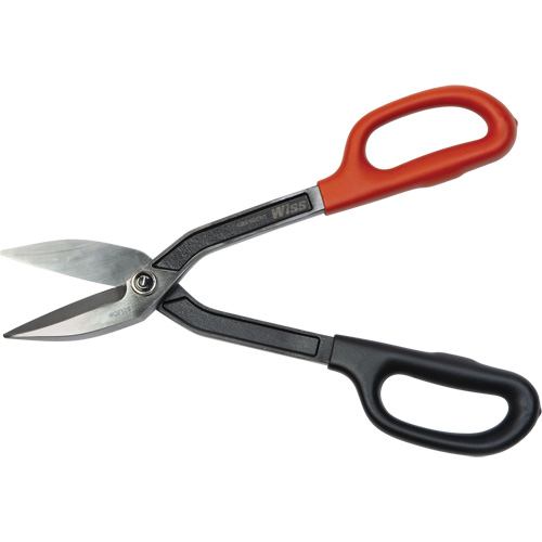 Tinner Snips, 2-3/4" Cut Length, Straight Cut D. Morneault & Fils