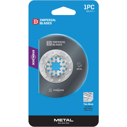 Lame segment&eacute;e mince pour le m&eacute;tal Starlock D. Morneault & Fils