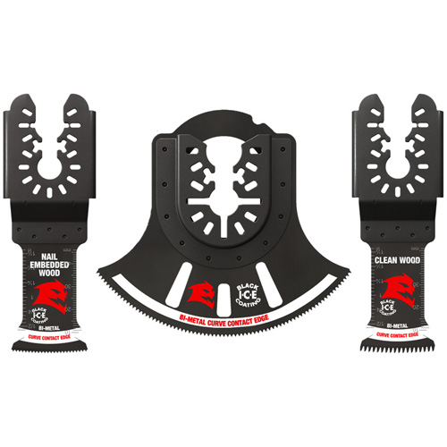 Jeu de lames oscillantes bi-metal de taille universelle 3mcx D. Morneault & Fils