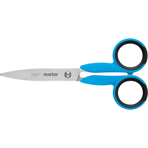 Secumax 363 Safety Scissors, 5-7/25", Rings Handle D. Morneault & Fils