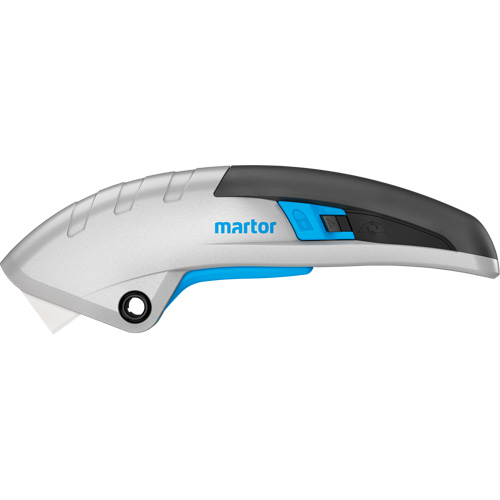 Secupro Martego Retractable Safety Knife, 9 mm, Ceramic, Heavy-Duty, Aluminum Handle D. Morneault & Fils