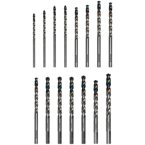 Jeu de forets Metal Demon pour aciers doux, tremp&eacute;s et inoxydables, 15 morcea D. Morneault & Fils