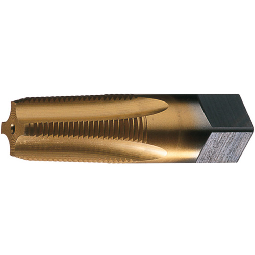 Taraud semi-finisseur pour tuyau PTT-TN, 1-1/2"-11,5, 7 cannelures, 4-1/4" lo, Conique, Acier rapide D. Morneault & Fils