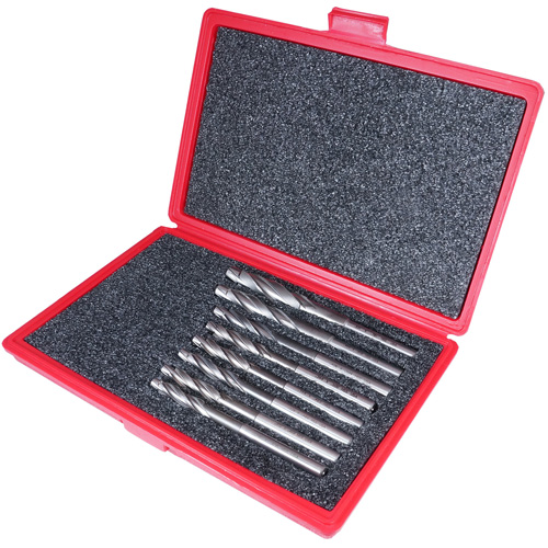 Jeu de fraises &agrave; chambrer guide continue 183-CSS-3 8 mcx CLEVELAND D. Morneault & Fils