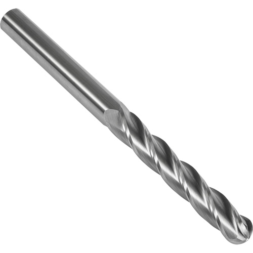 Fraise en bout sph&eacute;rique extra longue 30° S147, 1/2" dia., 6" lo, 4 cannelures, 1/2" tige, Carbure D. Morneault & Fils