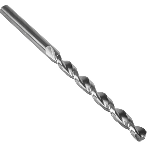 Parabolic Flute Taper Length Drill Bit, #30, High Speed Steel, 3" Flute, 135° Point D. Morneault & Fils
