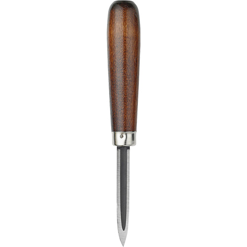 Triangular Scraper, Steel Blade, Wood Handle D. Morneault & Fils