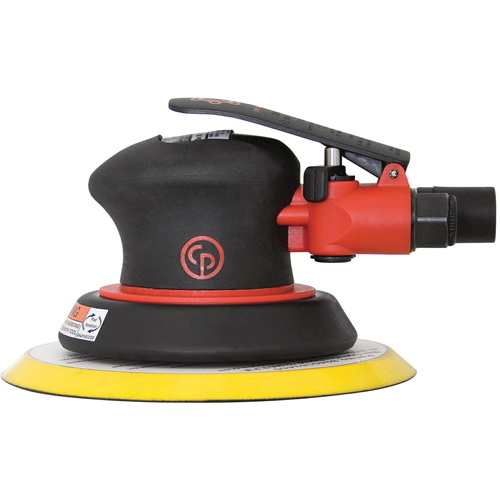 Ponceuses orbitales sans aspirateur, Dia 5", Entr&eacute;e 1/4" NPT, 12 000 Tr/min D. Morneault & Fils