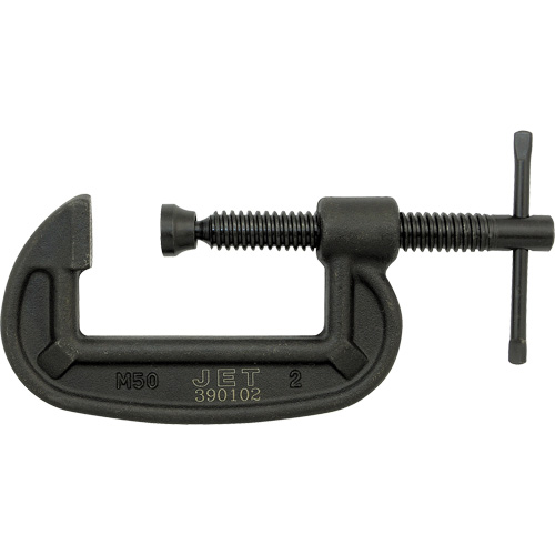 Serre-joint en C robuste, Capacit&eacute; de 2" (50,8 mm), Profondeur de gorge de 1" (25,4 mm) D. Morneault & Fils