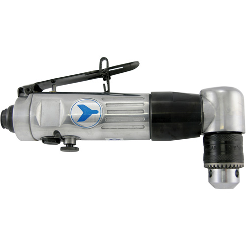 Heavy-Duty Reversible Angle Head Drill, 3/8" Chuck, 1700 No Load RPM D. Morneault & Fils