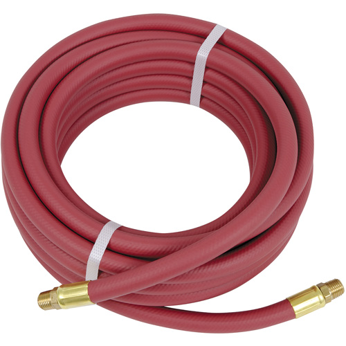 Heavy-Duty Air Hose, Air, PVC, 3/8" dia. x 25', 300 psi, 3/8" NPT D. Morneault & Fils
