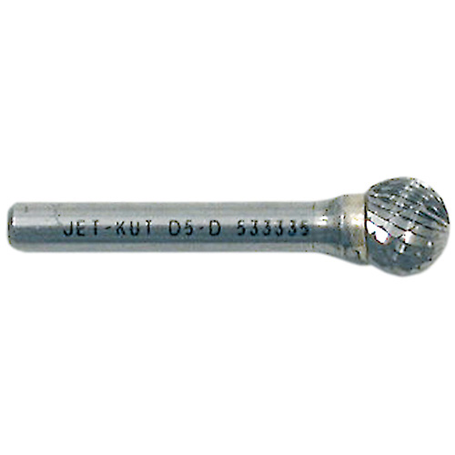 Fraise sph&eacute;rique Jet-Kut, 1/4" dia., 1/4" Tige, 7/32" Prof. de la coupe D. Morneault & Fils