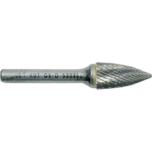 Fraise arboriforme avec extr&eacute;mit&eacute; pointue G3-D JET-KUT, 3/8" dia., 1/4" Tige, 3/4" Prof. de la coupe D. Morneault & Fils