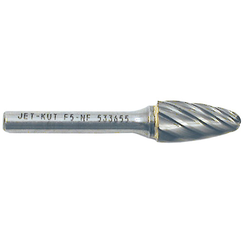 Fraise &agrave; bout rond F5-NF 1/4" pour aluminium/mat&eacute;riaux non ferreux, 1/2" dia. D. Morneault & Fils
