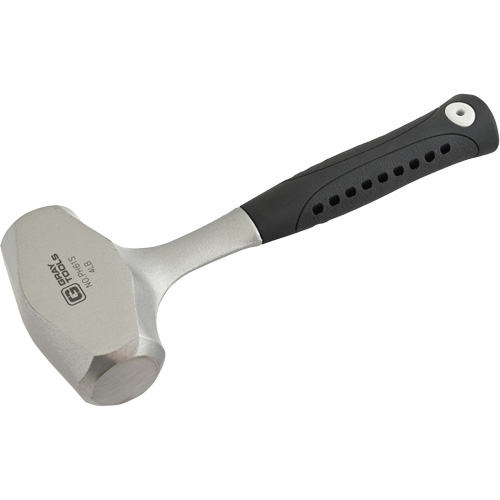 Massette avec manche forg&eacute;, 4 lb, 11" lo, Prise en Coussin&eacute;e D. Morneault & Fils