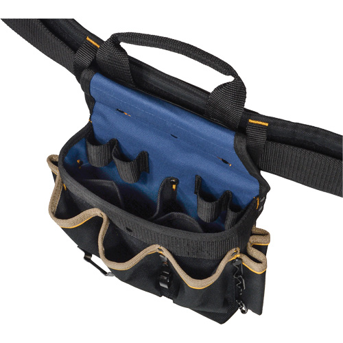 20 Pocket Tool Belt Combo, Polyester, Black D. Morneault & Fils