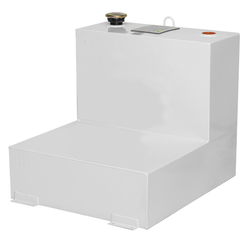 R&eacute;servoir de transfert pour carburant en acier, Acier, Capacit&eacute; 48 gal., Blanc D. Morneault & Fils